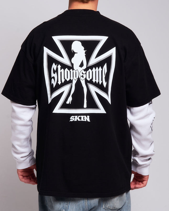 Men's 2Fer Tee | RUMBLER - Black