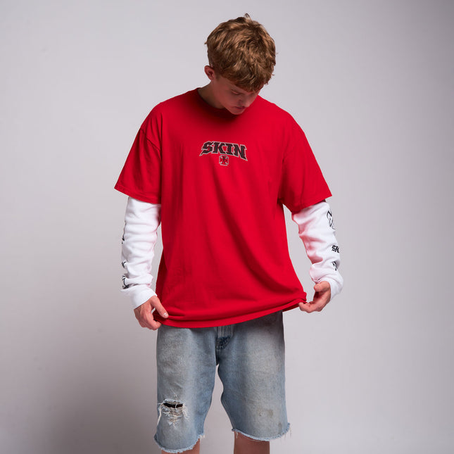 Men's 2Fer Tee | RUMBLER - Red