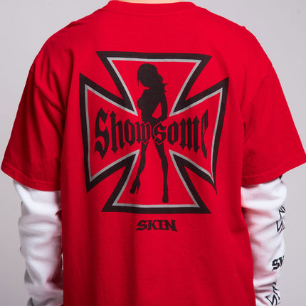 Men's 2Fer Tee | RUMBLER - Red
