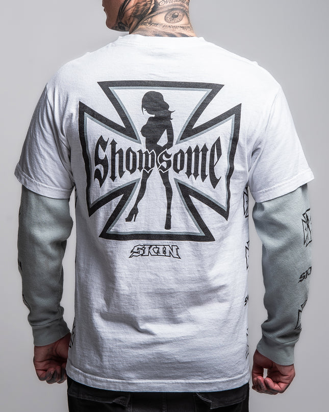Men's 2Fer Tee | RUMBLER - White