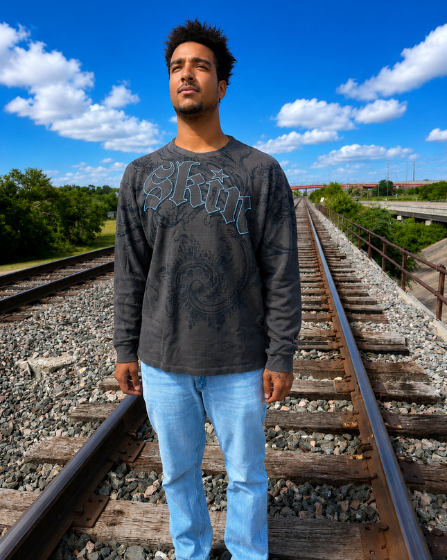 Men's L/S Thermal Tee | TKO - Charcoal