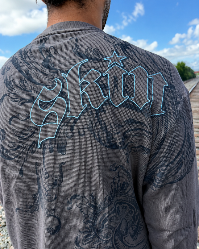 Men's L/S Thermal Tee | TKO - Charcoal