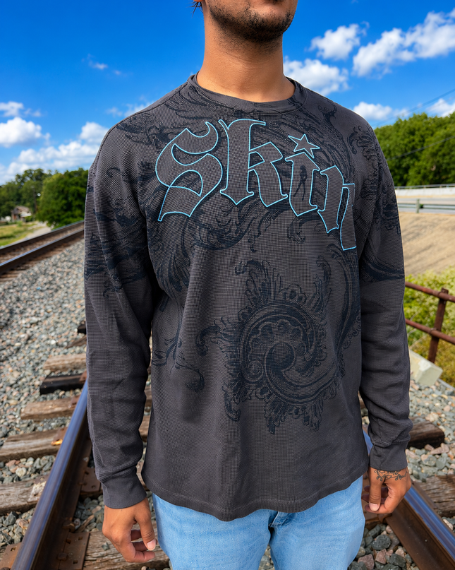 Men's L/S Thermal Tee | TKO - Charcoal