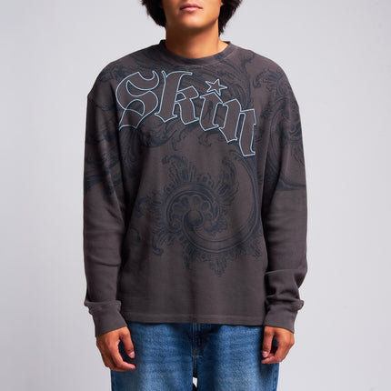 Men's L/S Thermal Tee | TKO - Charcoal