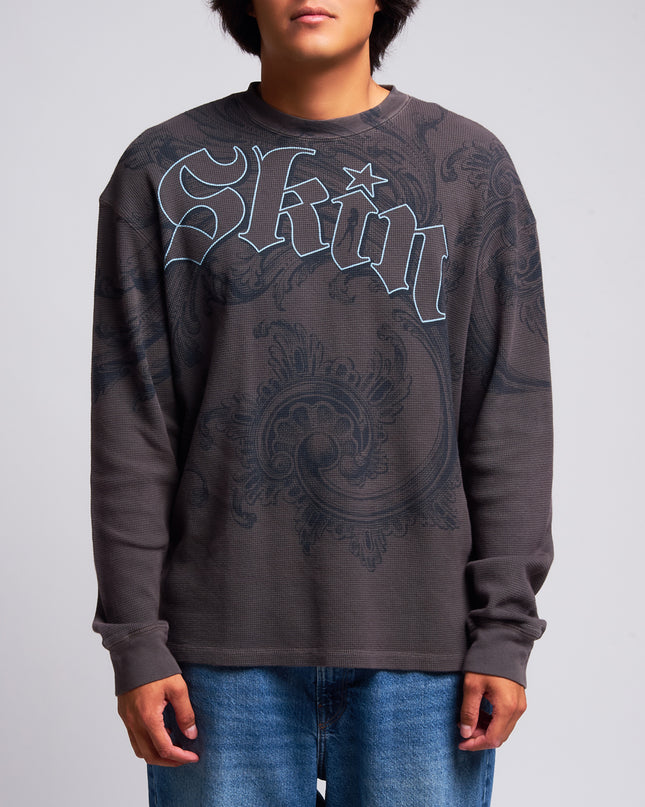 Men's L/S Thermal Tee | TKO - Charcoal