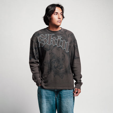 Men's L/S Thermal Tee | TKO - Charcoal
