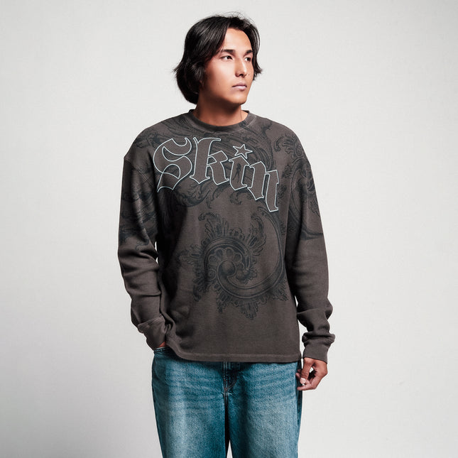Men's L/S Thermal Tee | TKO - Charcoal