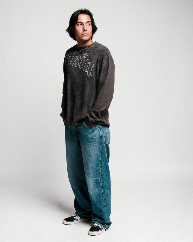 Men's L/S Thermal Tee | TKO - Charcoal