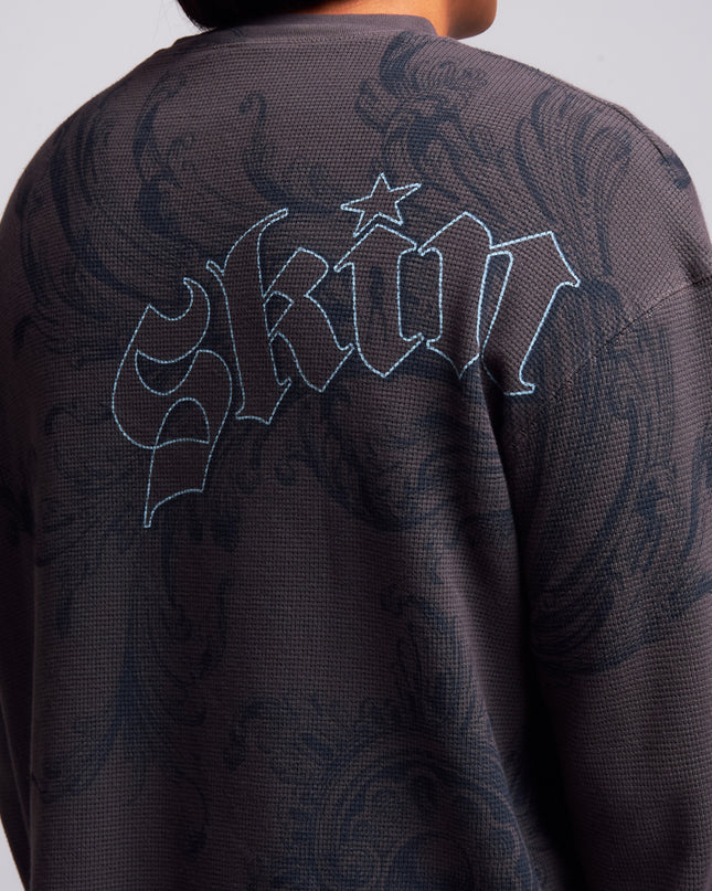 Men's L/S Thermal Tee | TKO - Charcoal