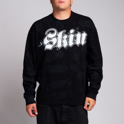 Men's L/S Thermal Tee | CAN-CAN - Black