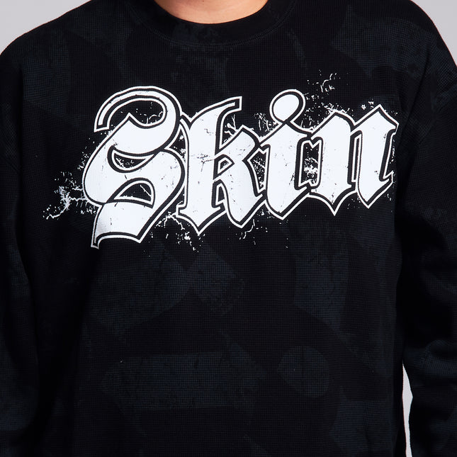 Men's L/S Thermal Tee | CAN-CAN - Black