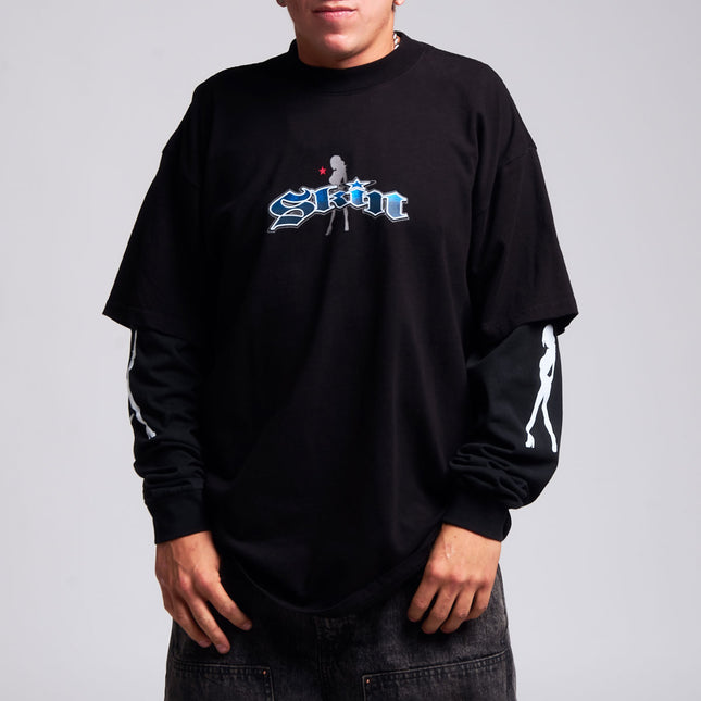 Men's 2Fer Tee | QUICKIE - Black