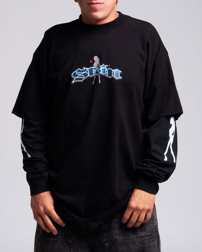 Men's 2Fer Tee | QUICKIE - Black