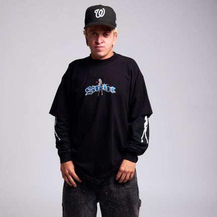 Men's 2Fer Tee | QUICKIE - Black
