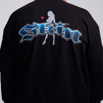 Men's 2Fer Tee | QUICKIE - Black