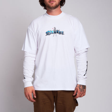 Men's 2Fer Tee | QUICKIE - White