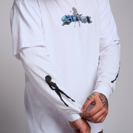 Men's 2Fer Tee | QUICKIE - White