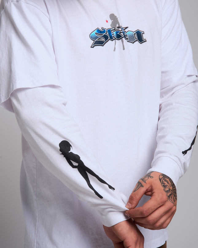 Men's 2Fer Tee | QUICKIE - White