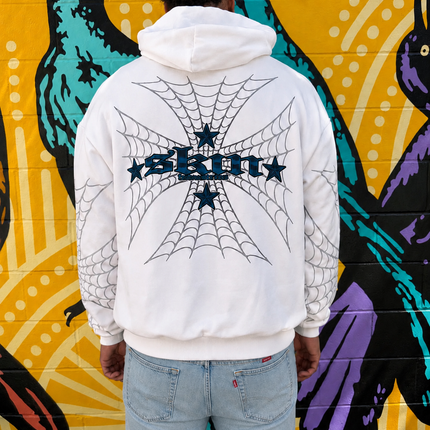SPIDER - White (P/O Hoodie)