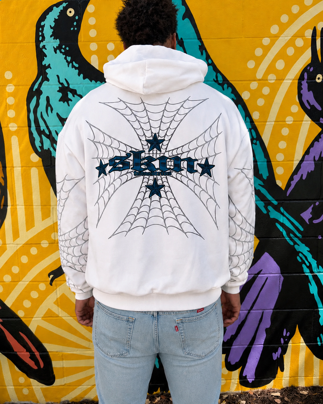 SPIDER - White (P/O Hoodie)