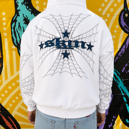SPIDER - White (P/O Hoodie)
