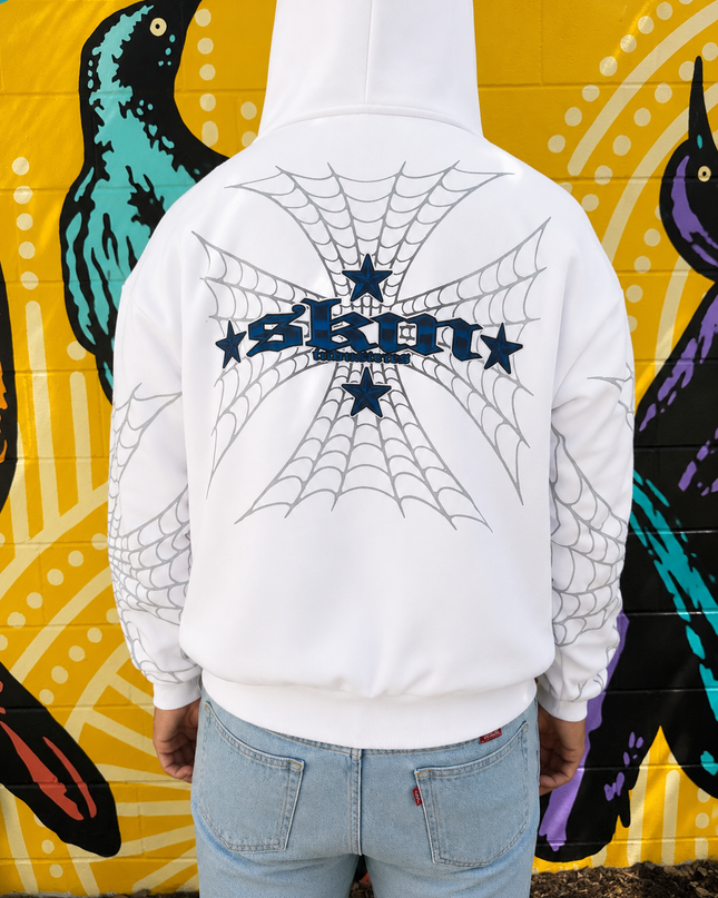 SPIDER - White (P/O Hoodie)