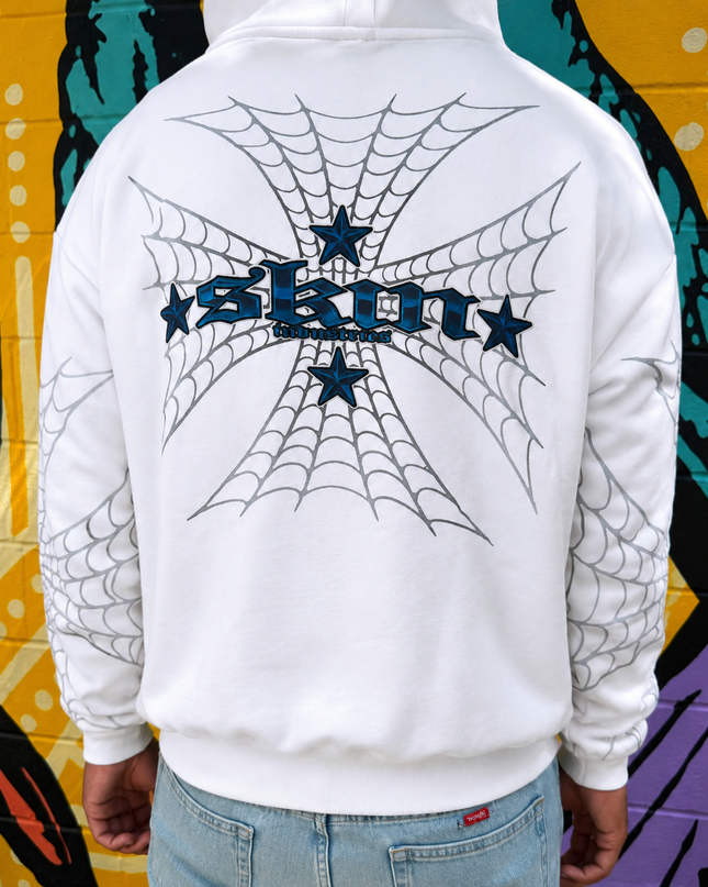 SPIDER - White (P/O Hoodie)