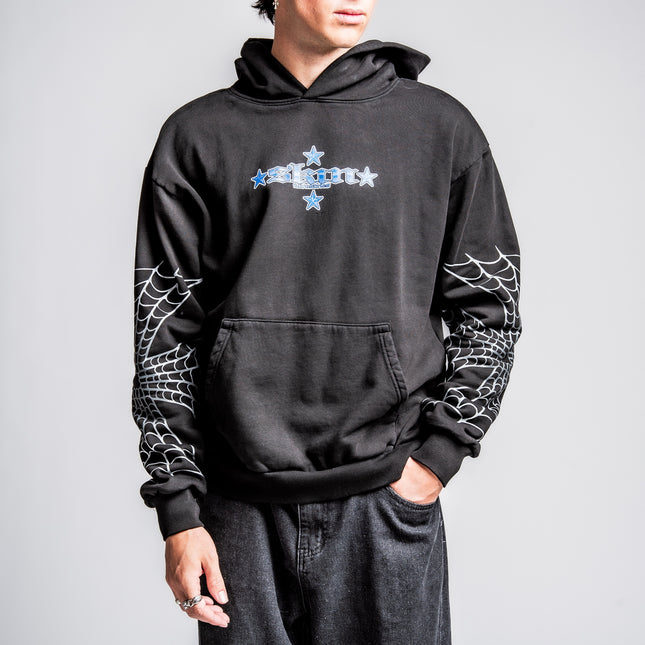 Men's Hoodie P/O | SPIDER - Black