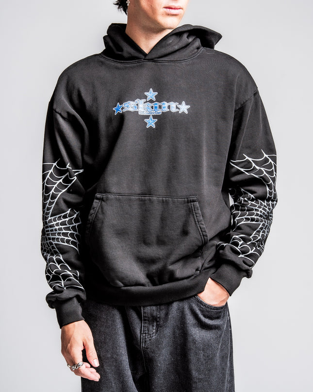 Men's Hoodie P/O | SPIDER - Black
