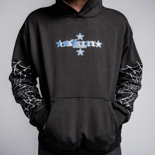 Men's Hoodie P/O | SPIDER - Black