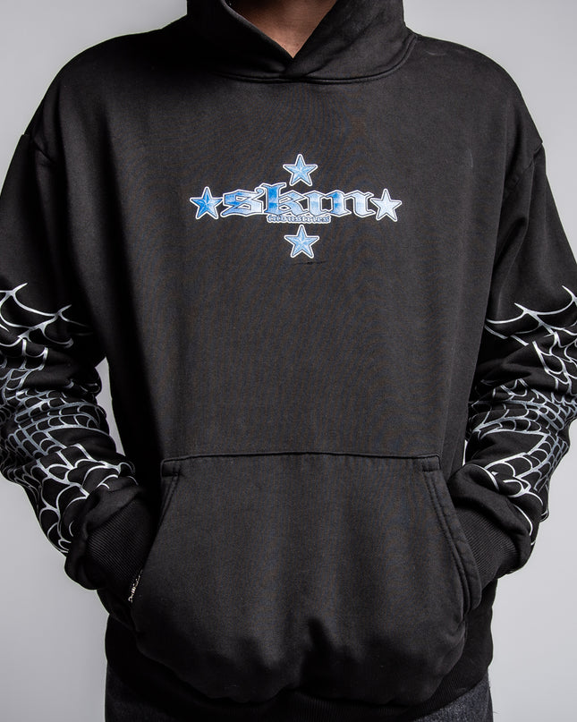 Men's Hoodie P/O | SPIDER - Black