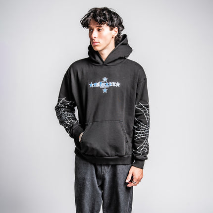 Men's Hoodie P/O | SPIDER - Black