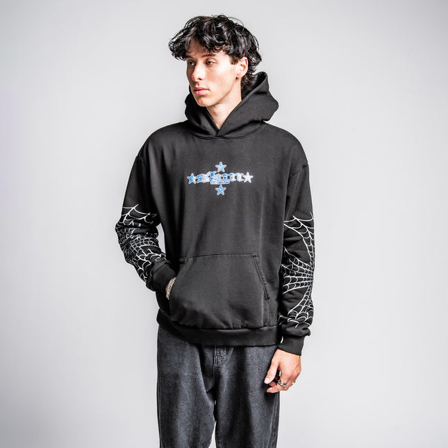 Men's Hoodie P/O | SPIDER - Black