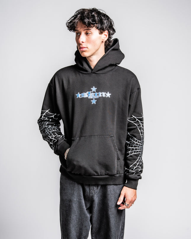 Men's Hoodie P/O | SPIDER - Black