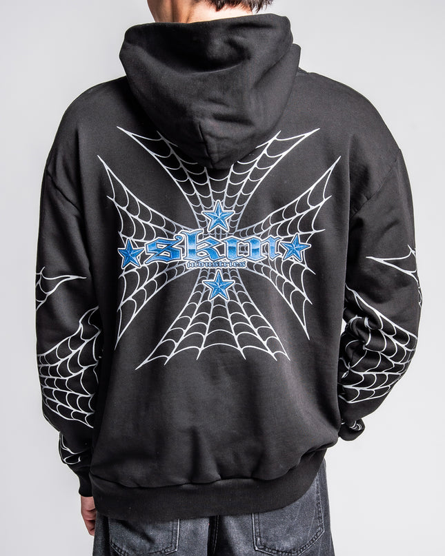 Men's Hoodie P/O | SPIDER - Black