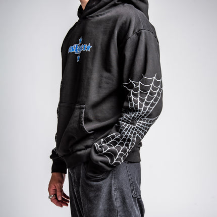 Men's Hoodie P/O | SPIDER - Black
