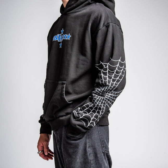 Men's Hoodie P/O | SPIDER - Black