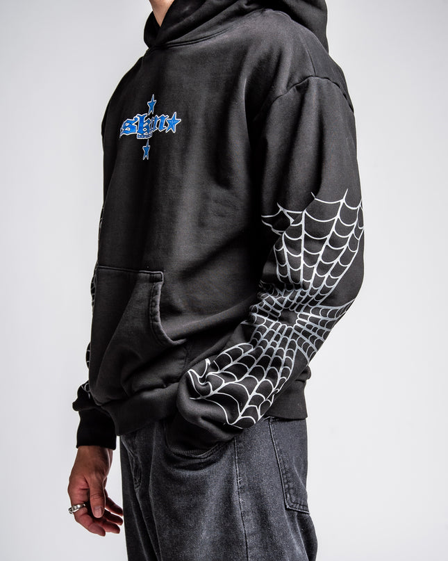 Men's Hoodie P/O | SPIDER - Black