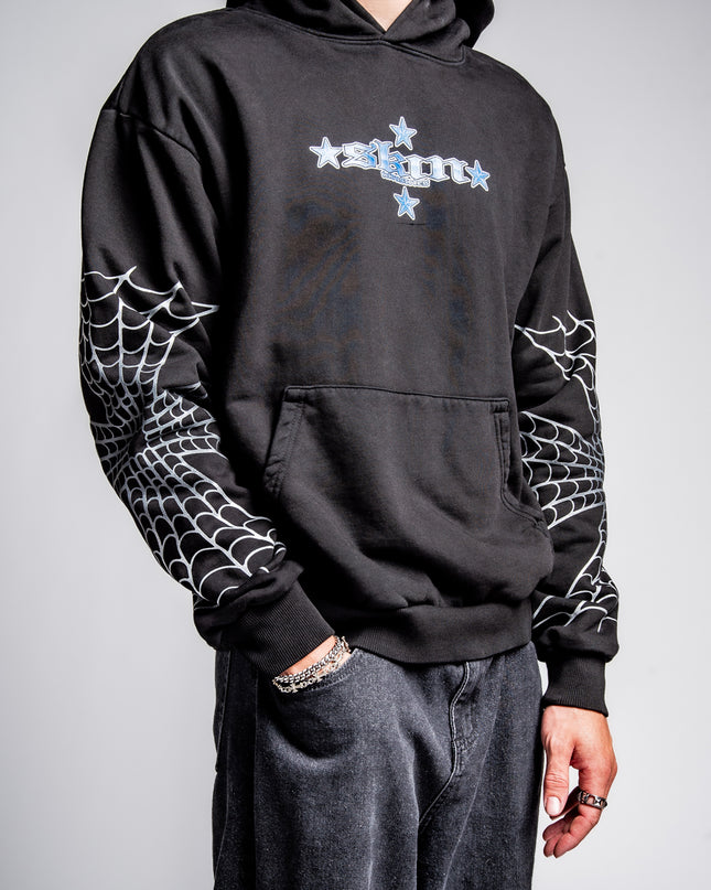Men's Hoodie P/O | SPIDER - Black