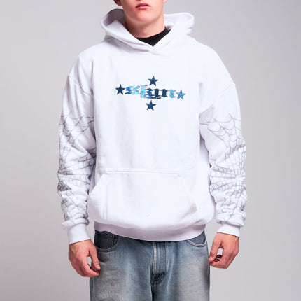 Men's Hoodie P/O | SPIDER - White