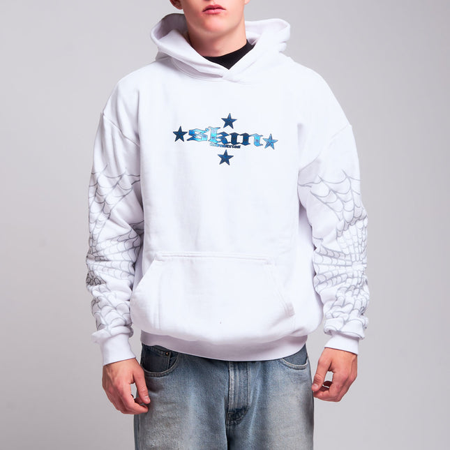 Men's Hoodie P/O | SPIDER - White
