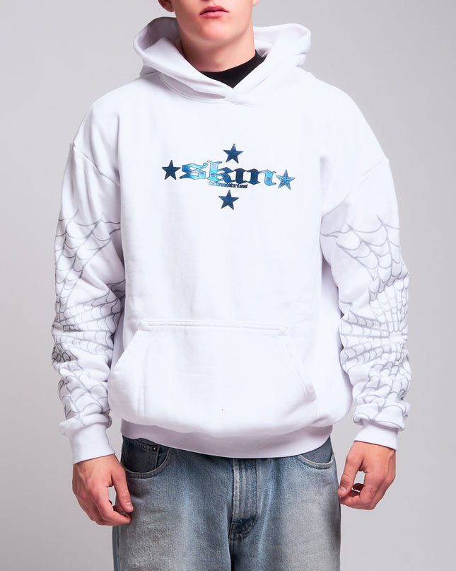 Men's Hoodie P/O | SPIDER - White