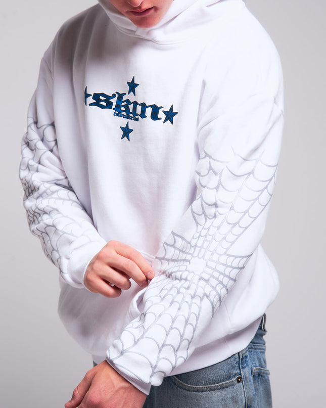 Men's Hoodie P/O | SPIDER - White