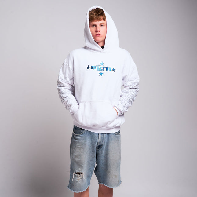Men's Hoodie P/O | SPIDER - White