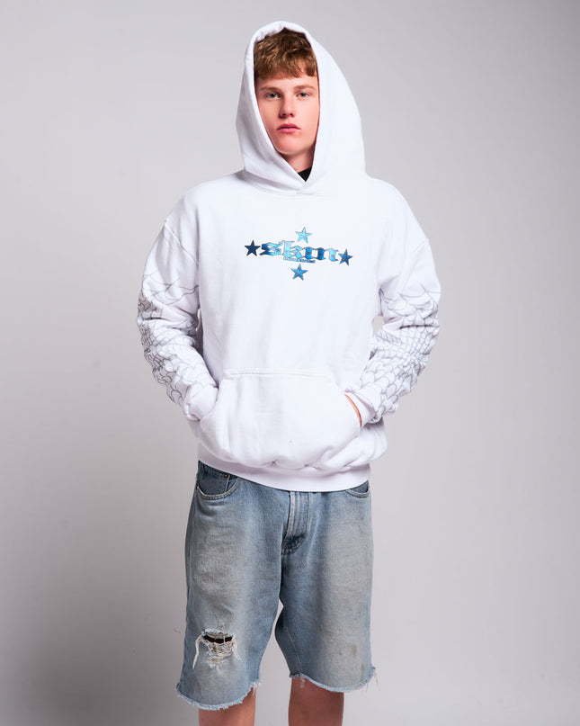 Men's Hoodie P/O | SPIDER - White