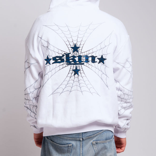 Men's Hoodie P/O | SPIDER - White