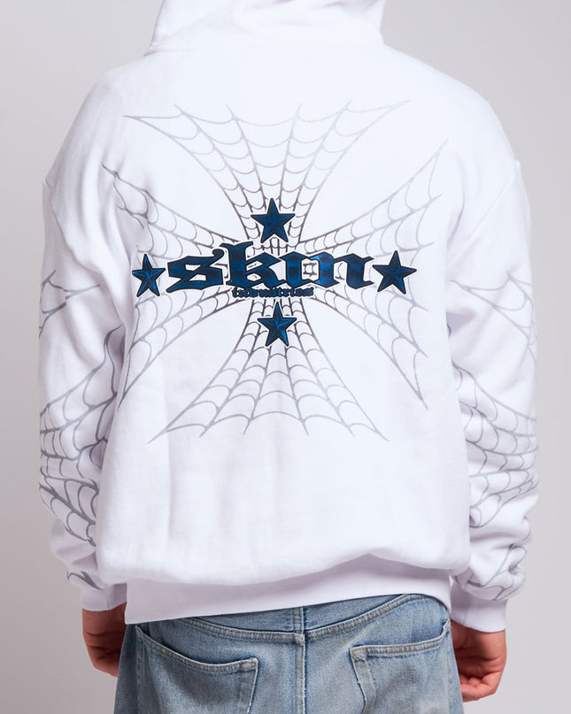 Men's Hoodie P/O | SPIDER - White