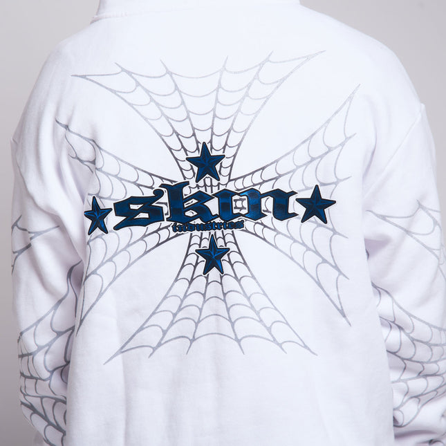 Men's Hoodie P/O | SPIDER - White