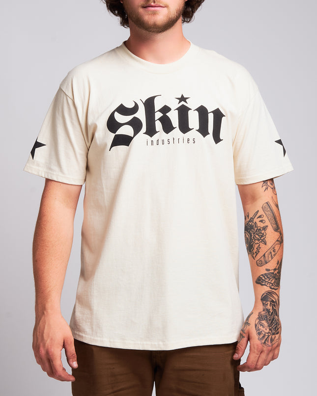 Men’s S/S Tee Standard | Fundation - Natural