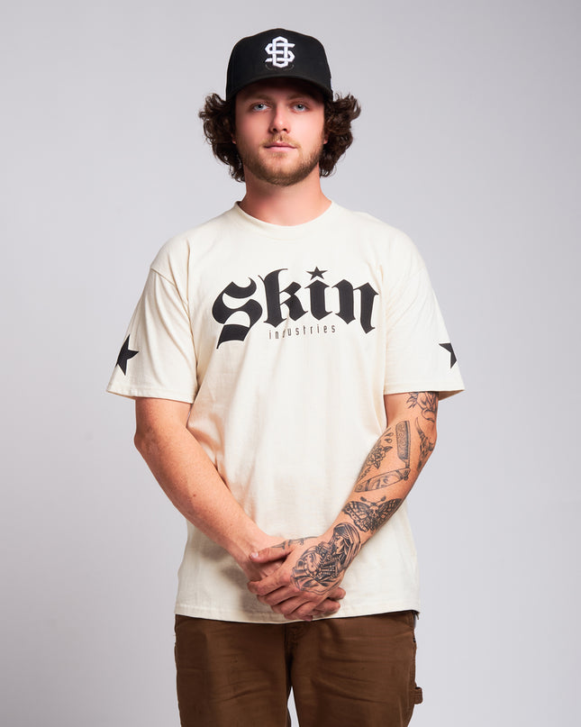 Men’s S/S Tee Standard | Fundation - Natural